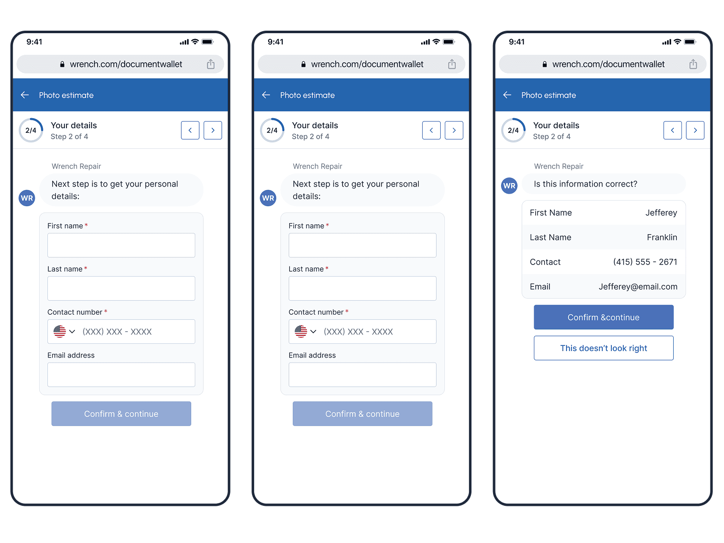 Doc Wallet | Photo Estimate Tool 1